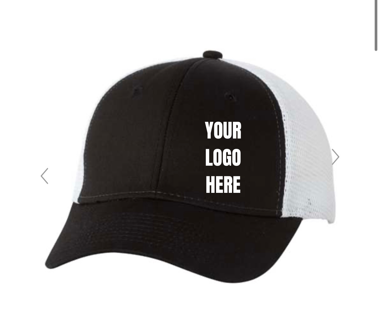 Valucap Meshback Trucker Cap WITH Custom Embroidery