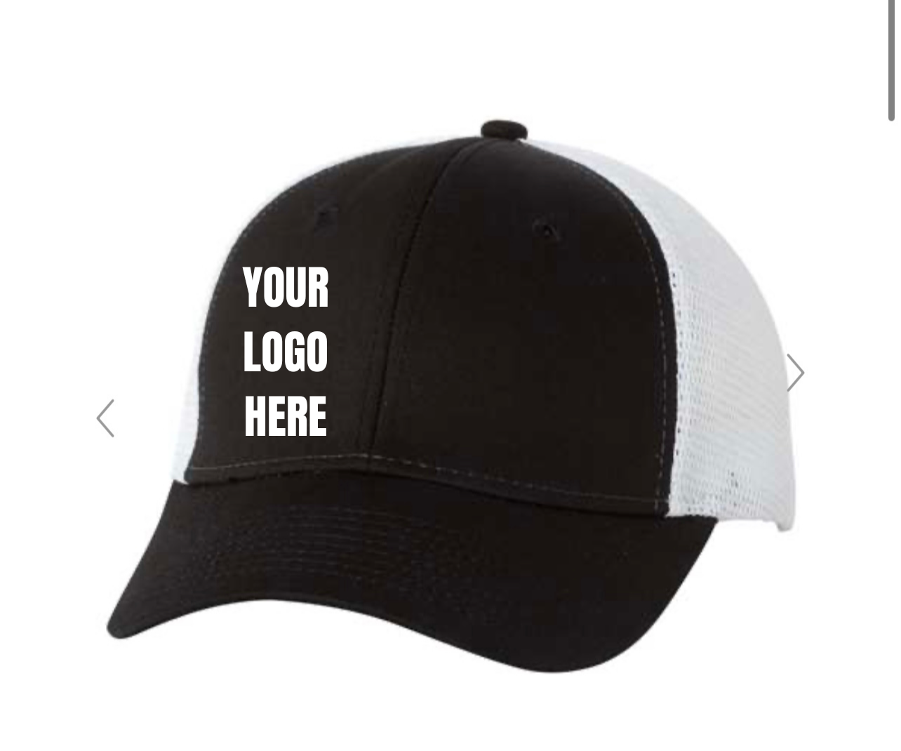Valucap Meshback Trucker Cap WITH Custom Embroidery