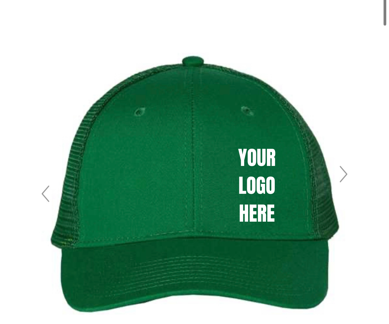 Valucap Meshback Trucker Cap WITH Custom Embroidery