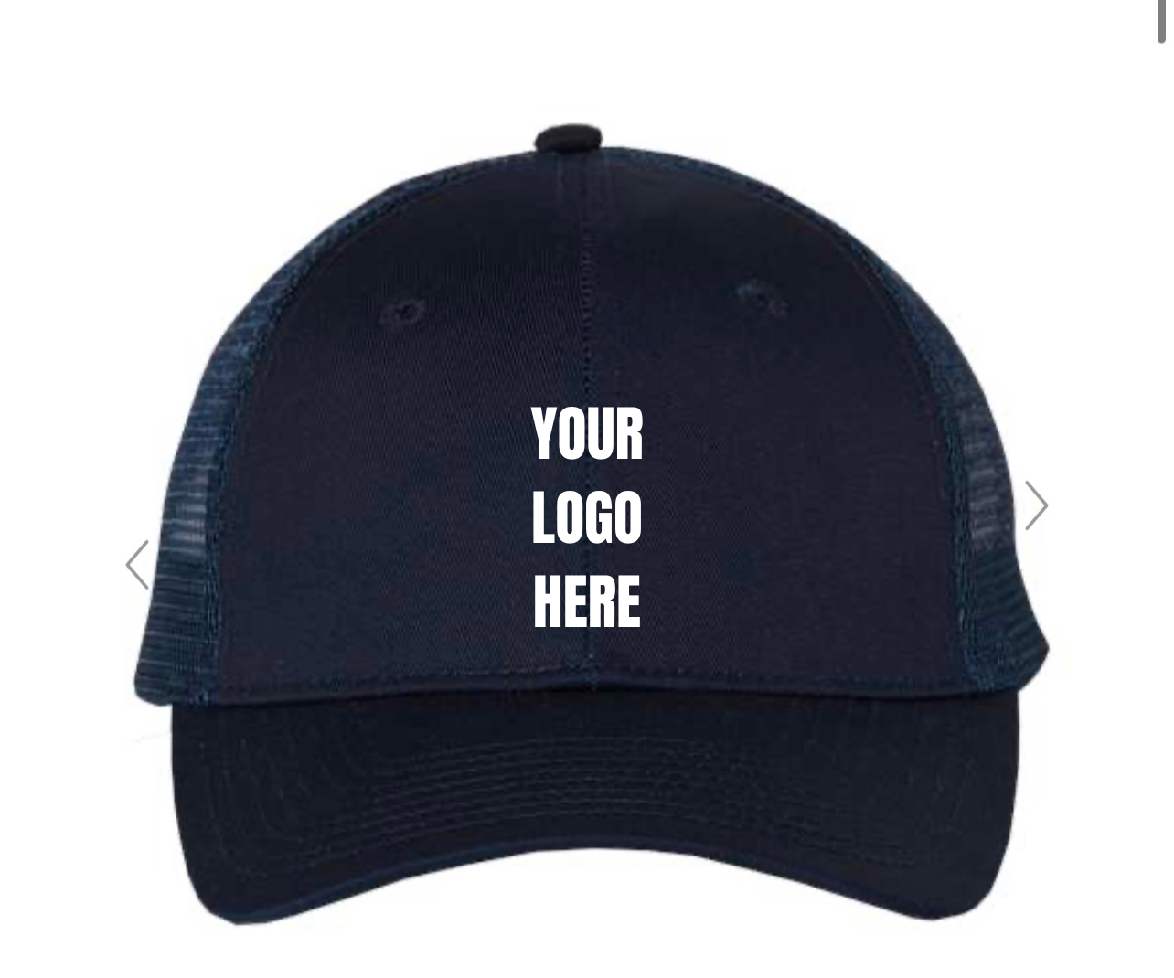 Valucap Meshback Trucker Cap WITH Custom Embroidery