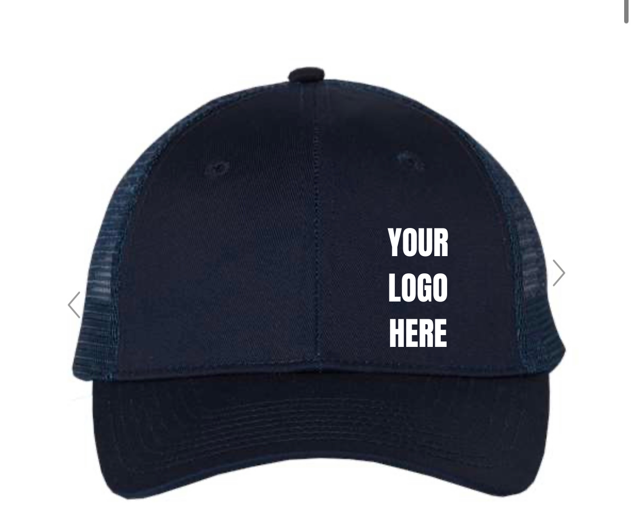Valucap Meshback Trucker Cap WITH Custom Embroidery